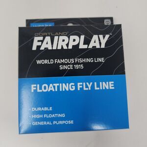 Cortland FairPlay Floating Fly Line Green Durable Fishing  84 Ft Length WF8/9